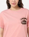 Shop Women's Mellow Rose Pink Dostea Graphic Printed Boyfriend T-shirt