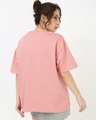 Shop Women's Mellow Rose Pink Oversized T-shirt-Full