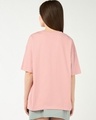 Shop Women's Mellow Rose Pink Slow Yoga Graphic Printed Oversized T-shirt-Full