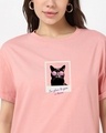 Shop Women's Mellow Rose Pink Too Glam Graphic Printed Boyfriend T-shirt