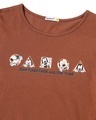 Shop Women's Mickey Fun Friends (DL) Printed Killer Brown Full Sleeve T-Shirt
