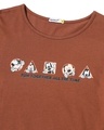 Shop Women's Mickey Fun Friends (DL) Printed Killer Brown Full Sleeve T-Shirt