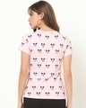 Shop Women's Pink All Over Mickey Printed T-shirt-Design