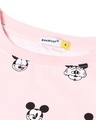 Shop Women's Pink All Over Mickey Printed T-shirt