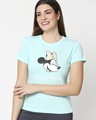 Shop Women's Mickey Printed Lounge T-shirt-Front