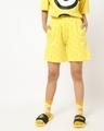Shop Women's Yellow Minion AOP Shorts-Front