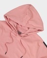 Shop Women's Misty Pink Plus Size Hoodie T-shirt