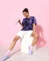 Shop Women's Multicolor Tie & Dye Oversized T-shirt-Full