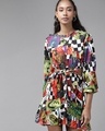 Shop Women's Multicolor All Over Printed Dress-Front