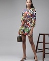 Shop Women's Multicolor All Over Printed Dress-Full