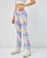 Shop Women's Multicolor All Over Printed Flared Pants-Front