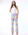 Shop Women's Multicolor All Over Printed Flared Pants-Full