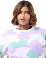 Shop Women's Multicolor Camouflage Printed Oversized Plus Size T-shirt