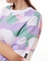 Shop Women's Multicolor Camo Printed Oversized T-shirt