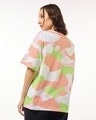 Shop Women's Multicolor Camouflage Printed Oversized T-shirt-Full