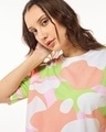 Shop Women's Multicolor Camouflage Printed Oversized T-shirt