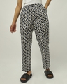 Shop Women's Multicolor All Over Printed Pyjamas-Front