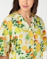 Shop Women's Multicolor All Over Printed Oversized Shirt