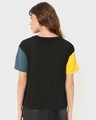 Shop Women's Multicolor Color Block Printed Christmas T-shirt-Full
