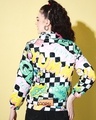 Shop Women's Multicolor Doodle Graphic Printed Jacket-Full