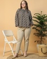 Shop Women's Multicolor Floral Printed Plus Size Top