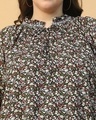 Shop Women's Multicolor Floral Printed Plus Size Top