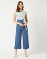 Shop Women's Multicolor Printed Comfort Fit Jumpsuit-Front
