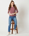 Shop Women's Multicolor Striped Comfort Fit Top