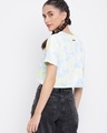 Shop Women's Multicolor Tie & Dye Crop T-shirt-Full