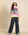 Shop Women's Multicolor Typography T-shirt