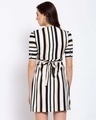 Shop Women's Multicoloured Striped Fit And Flare Dress-Design
