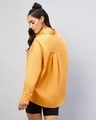 Shop Women's Mustard Yellow Oversized Shirt-Design