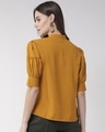 Shop Women's Mustard Yellow Solid Top-Design