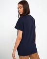 Shop Women's Navy Blue Believe Graphic Printed Boyfriend T-shirt-Design