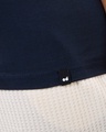 Shop Women's Navy Blue Boyfriend Plus Size T-shirt