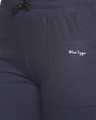 Shop Women's Navy Blue Cotton Solid Pyjama-Full