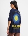 Shop Women's Navy Blue Dream Graphic Printed Oversized T-shirt-Design