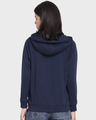 Shop Women's Navy Blue Zipper Hoodie-Design