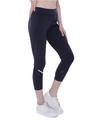 Shop Women's Navy Color Block Skinny Fit Tights-Full