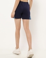 Shop Women's Navy Side Binding Shorts-Full