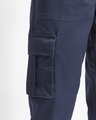 Shop Women's Blue Tapered Cargo Pants