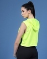 Shop Women's Neon Green Typography Boxy Fit Short Top-Full