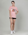 Shop Women's Nursery Pink Bare Bears Graphic Printed T-shirt-Design