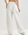 Shop Women's Off White Baggy Oversized Parachute Pants-Design