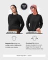Shop Women's Black & White Striped Oversized Sweater-Design