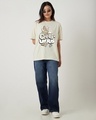 Shop Women's Off White Crabulous Graphic Printed Oversized T-shirt