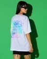 Shop Women's White Expecto Graphic Printed Oversized T-shirt-Front