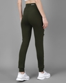 Shop Women's Olive Fame & Famous Typography Skinny Fit Joggers-Design