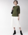 Shop Women's Olive Green Solid Top-Full