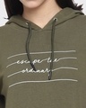 Shop Women's Olive Printed Sweatshirt